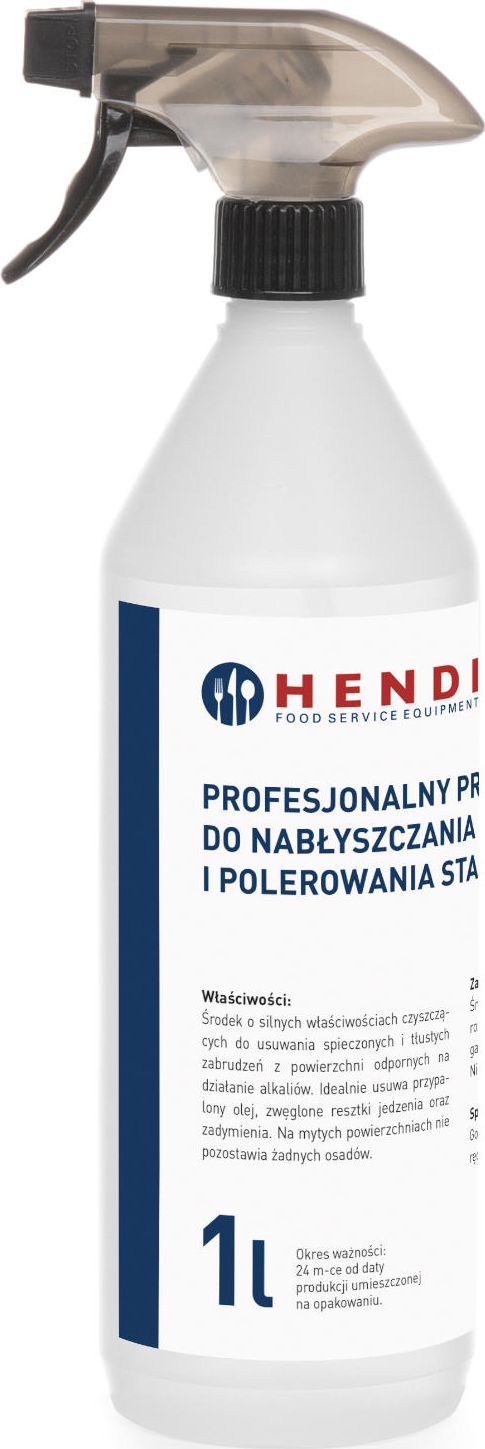 Hendi Płyn, preparat do nabłyszczania i polerowania stali nierdzewnej, 1 L