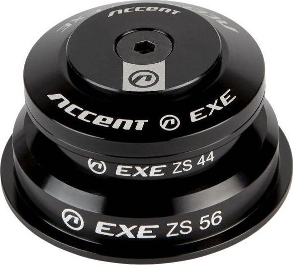 Accent Stery pół-zintegrowane HSI-EXE Taper 1-1/8-1.5 czarne, łożyska maszynowe uniwersalny