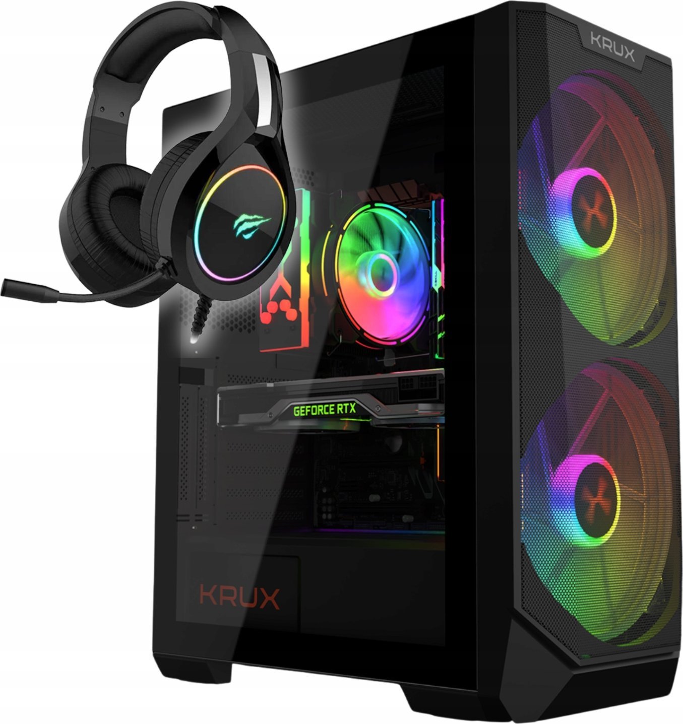 Komputer BSG Striker V2 Intel Core i7 NVIDIA GeForce RTX 3050 16GB DDR3 1512GB HDD + SSD Windows 10