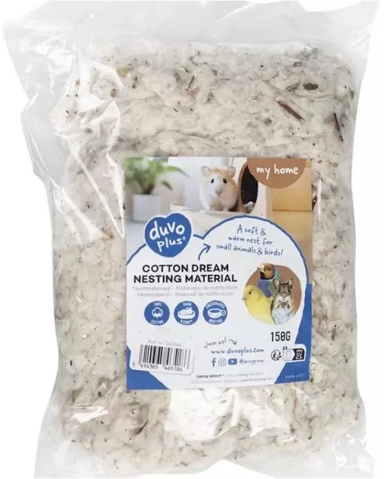 Duvo+ Ściółka bawełniana dla gryzoni 150g