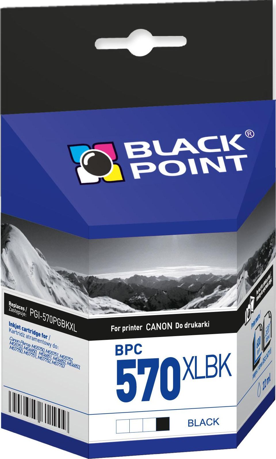 Tusz Black Point Tusz BPC570XLBK (black)