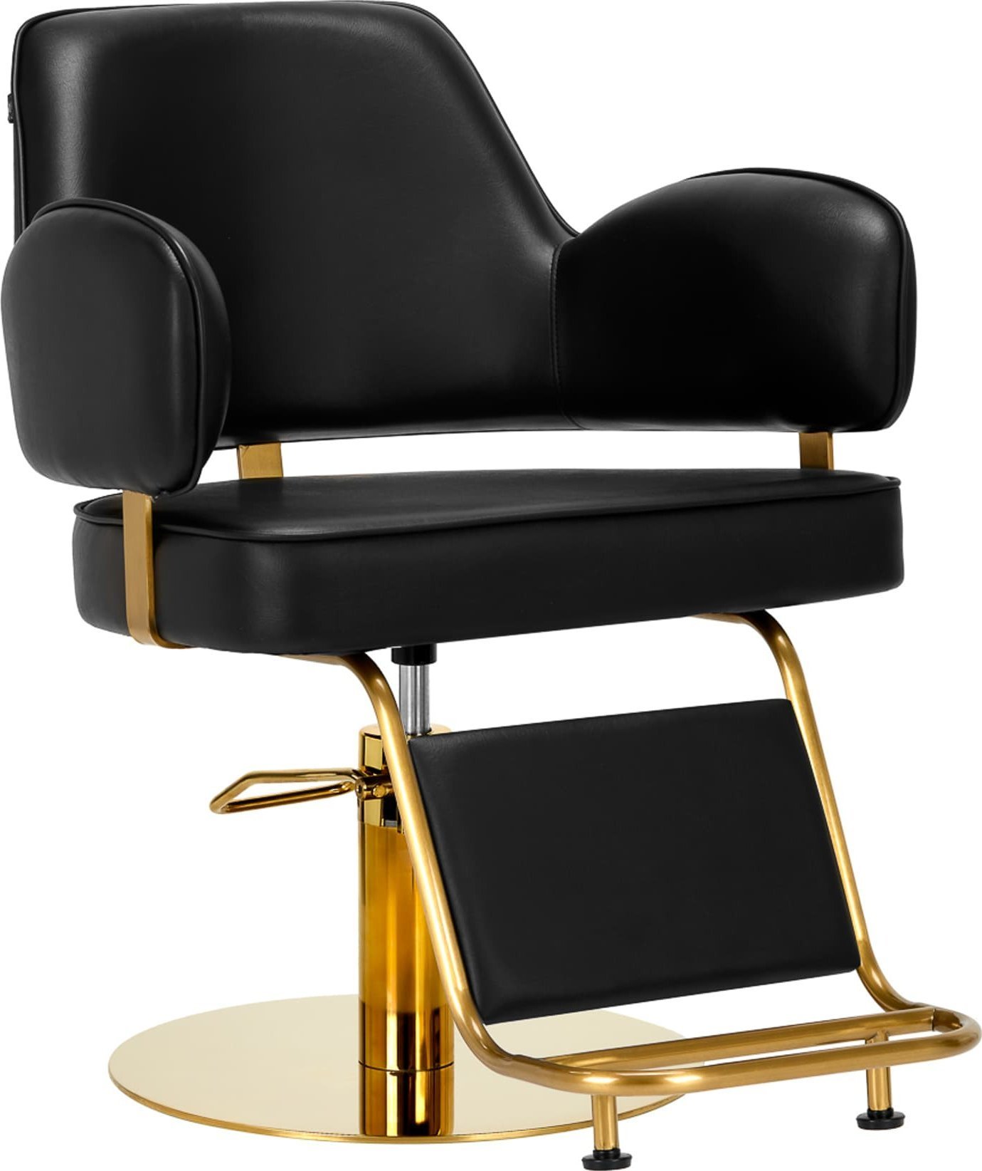 Activeshop Gabbiano fotel fryzjerski Linz NQ złoto czarny
