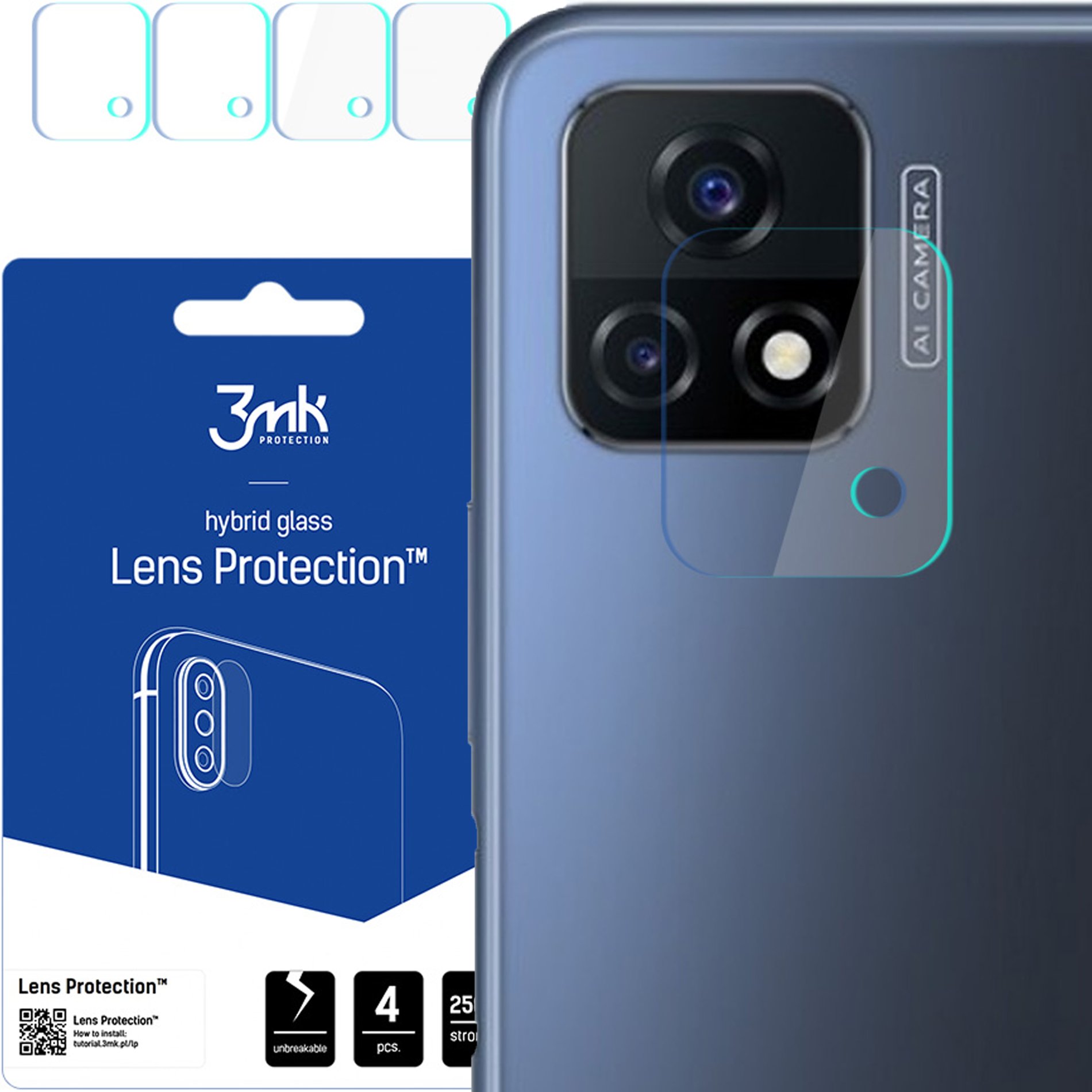 VIVO IQOO U3X 5G - 3MK LENS PROTECTION