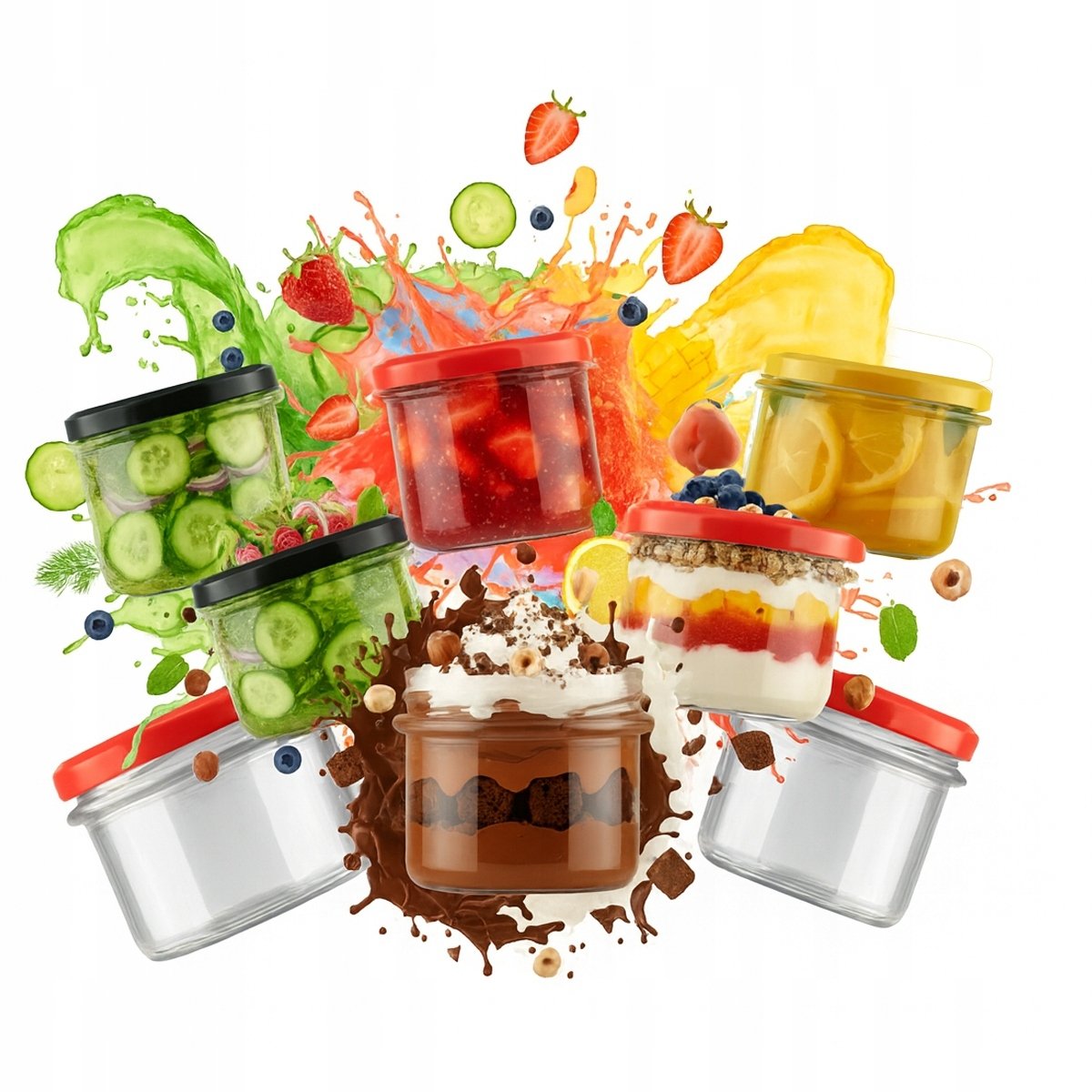 15x SŁOIK SZKLANY 235ml MIÓD DŻEM GRZYBY PASZTET SŁOIKI przetwory 235ml