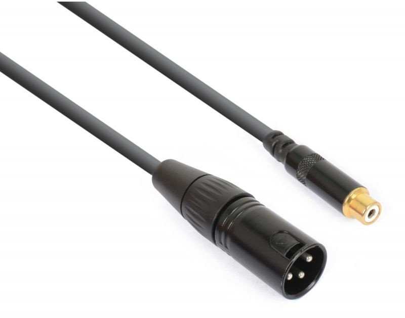 Cable Converter XLR [M] - RCA [F] 15cm one size