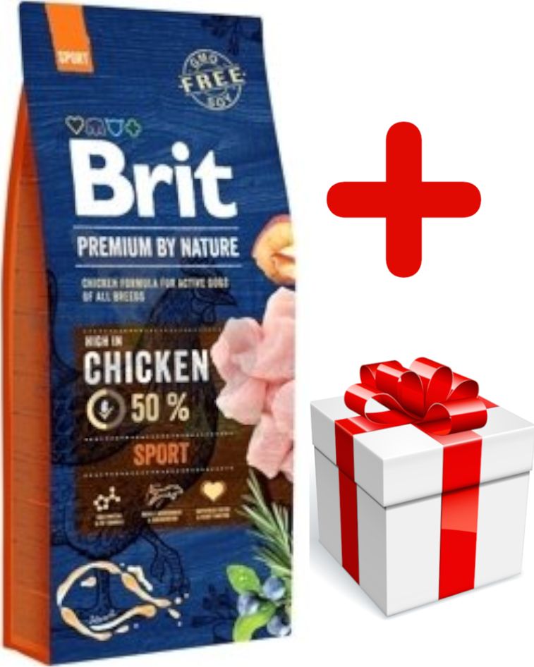 Brit BRIT Premium By Nature Sport 15kg + niespodzianka dla psa GRATIS!