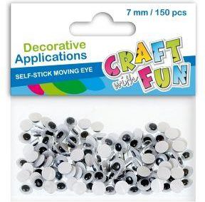 Euro Trade Oczy samoprzylepne 7mm