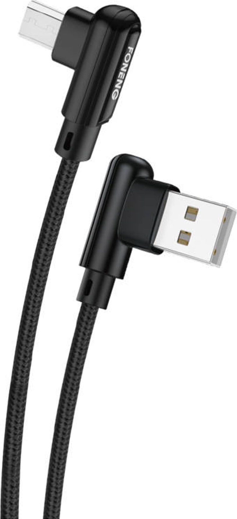 Kabel USB Foneng USB-A - microUSB 1 m Czarny (X70 Micro)
