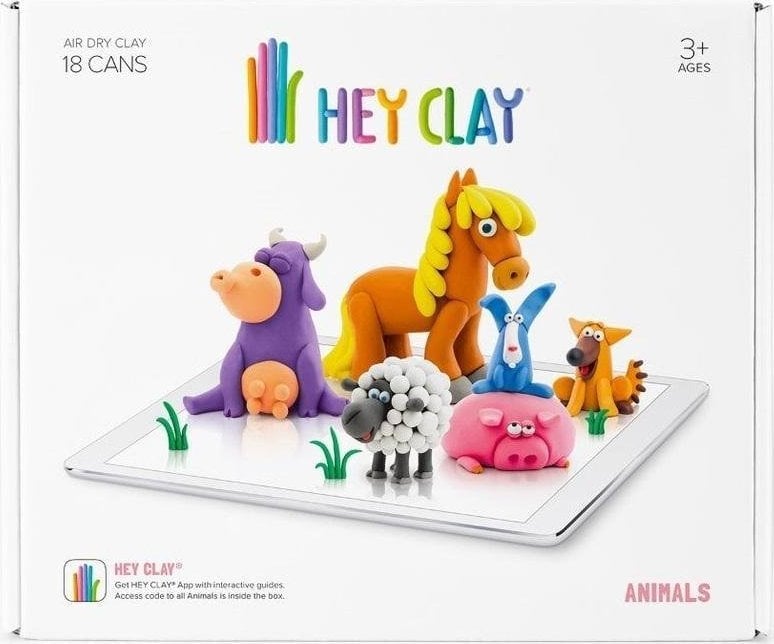 Tm Toys Hey Clay - Masa plastyczna Zwierzęta HCLSE002
