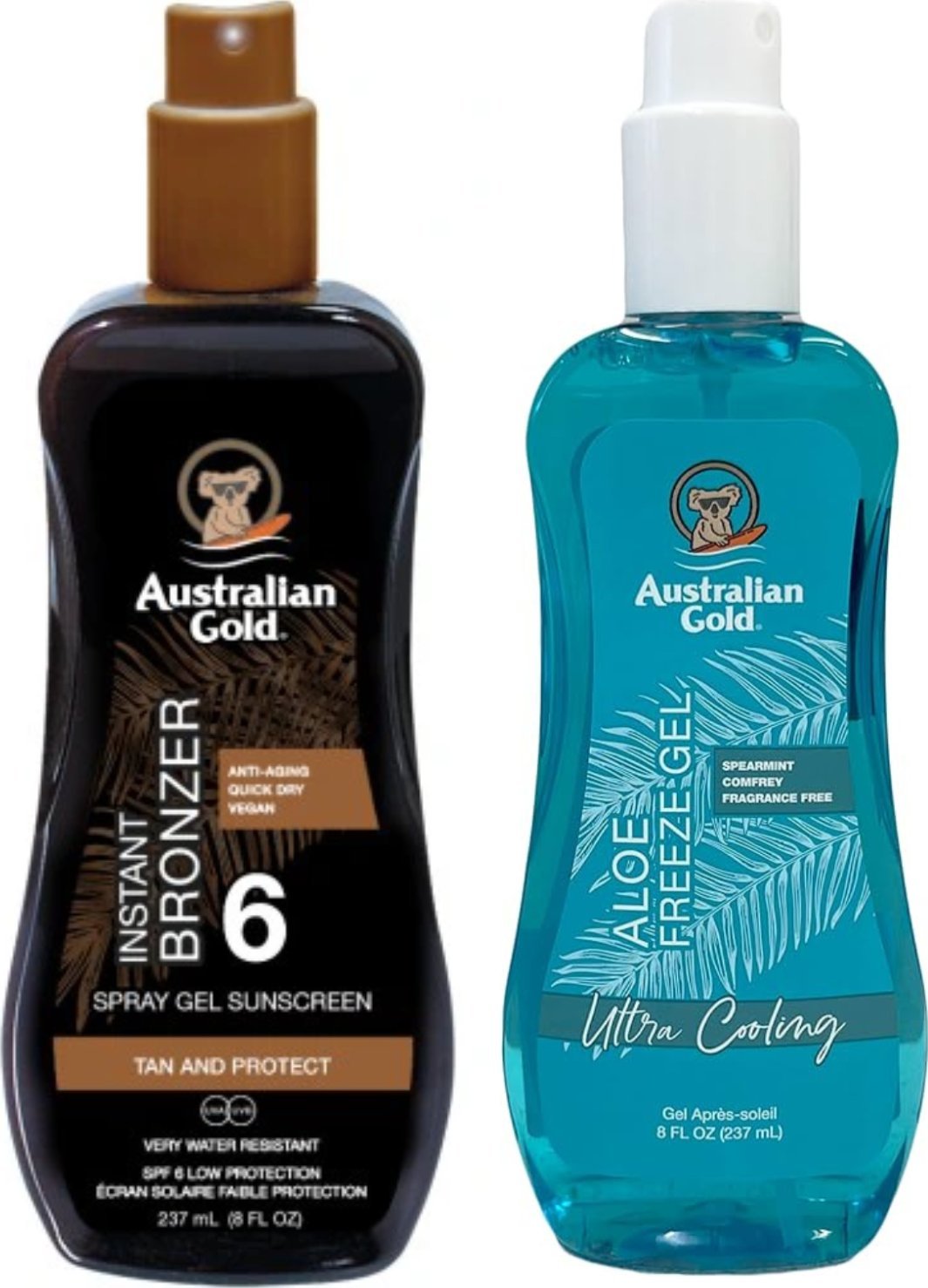 Australian Gold Spray bronzer SPF6 + Aloe Freeze