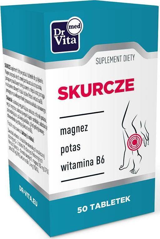 Dr Vita Magnez Skurcz + Potas + Wtamina B6 50 tabletek