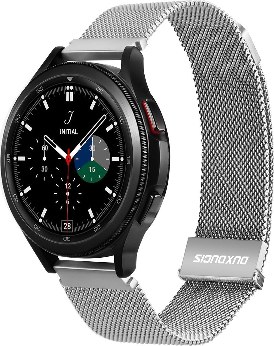 Dux Ducis Dux Ducis Magnetic Strap pasek do Samsung Galaxy Watch / Huawei Watch / Honor Watch / Xiaomi Watch (22mm band) magnetyczna opaska srebrny (M