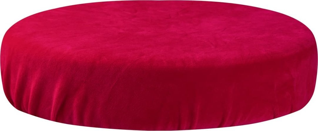 Activeshop Pokrowiec na taboret welur fuksja