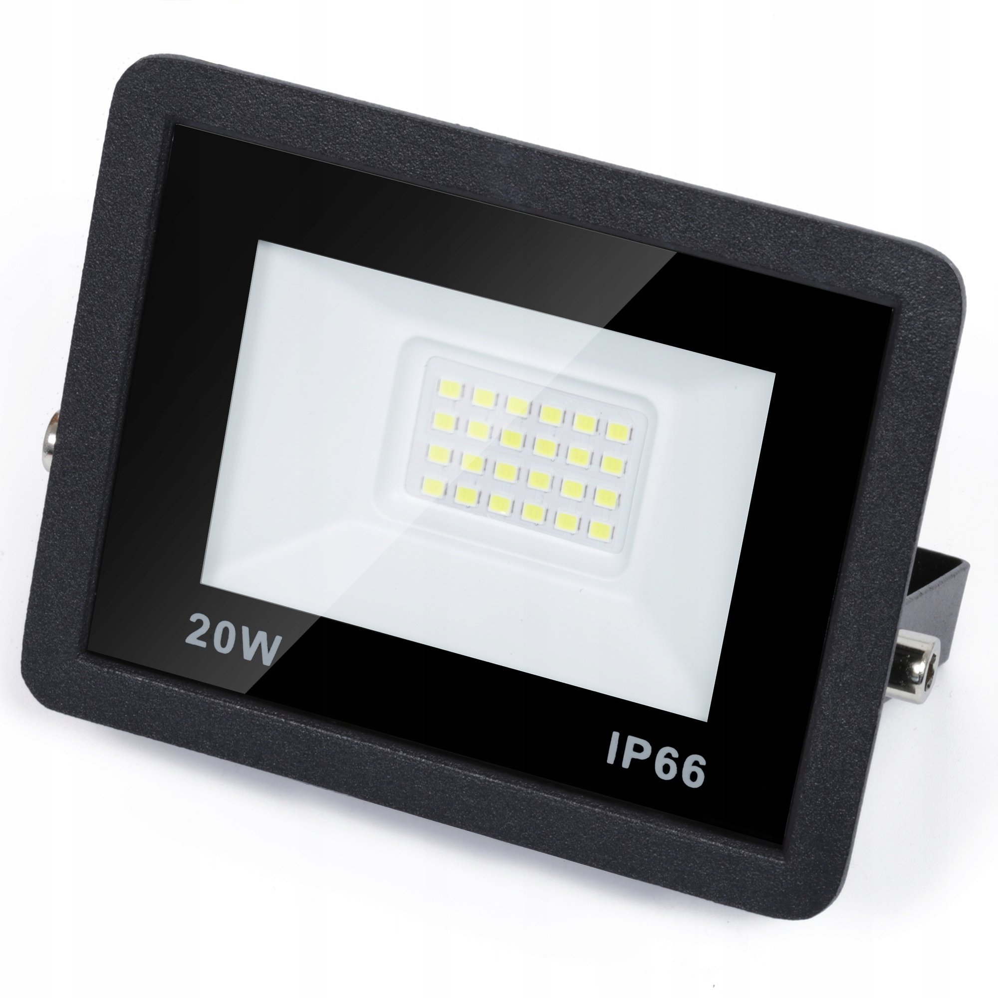 HALOGEN Reflektor NAŚWIETLACZ LED 20W LAMPA ROBOCZA IP66 4500K SLIM UCHWYT