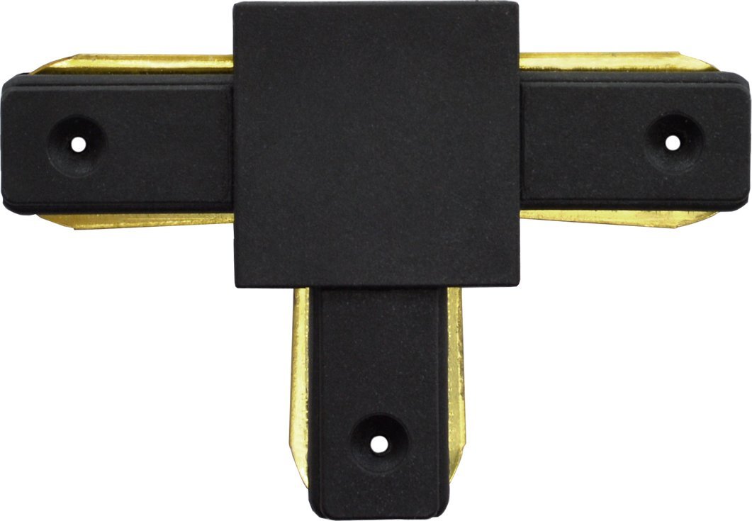 Nvox Łącznik do szyn jednofazowych kształt t czarny 230v