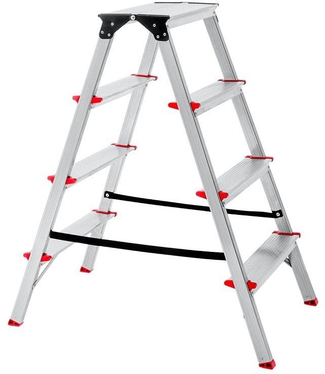 FOLDING STEP LADDER 4-STEPS ALUM