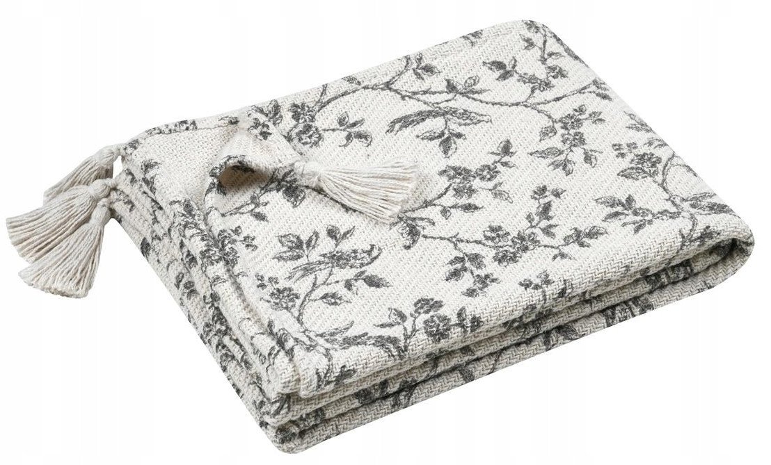 Narzuta pleciona CLARINE, 125 x 150 cm