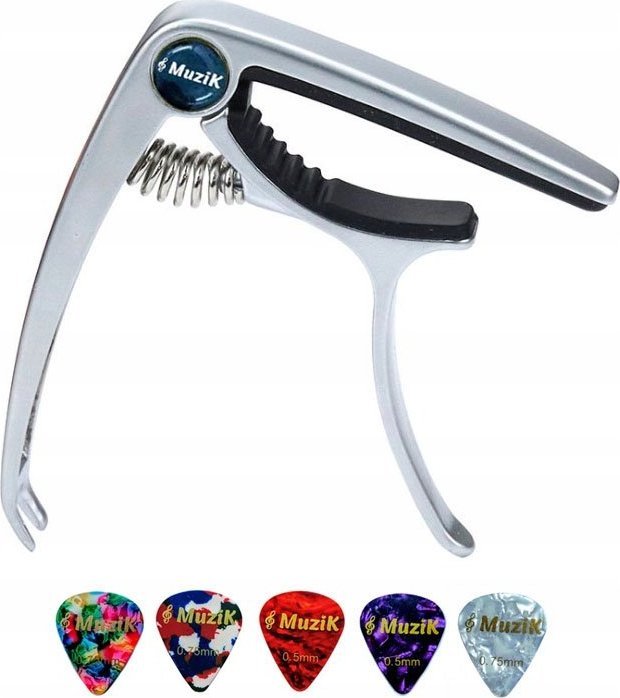MuziK Kapodaser do gitary METALOWY capo NAJWYŻSZA JAKOŚĆ