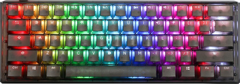 Klawiatura Ducky Ducky One 3 Aura Black Mini Gaming Tastatur, RGB LED - MX-Silent-Red (US)