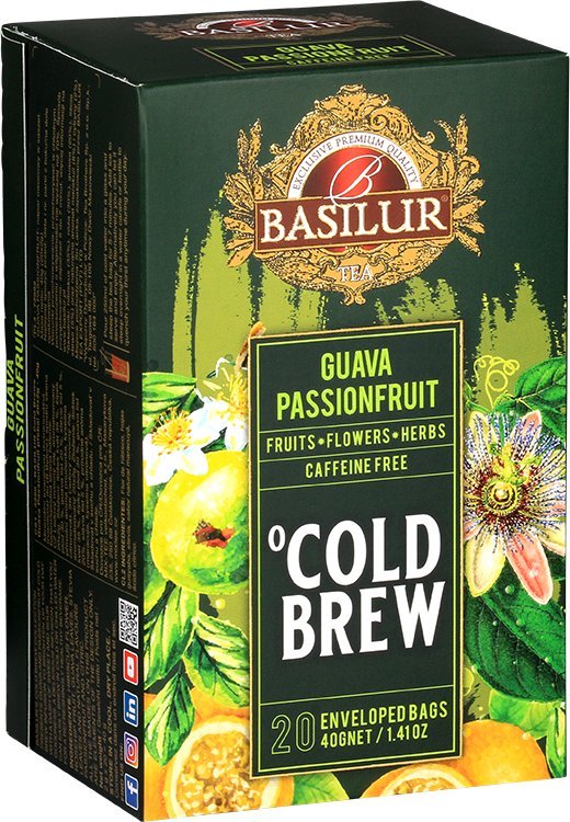 Basilur Herbata owocowa GUAWA MARAKUJA Cold Brew - 20 szt.