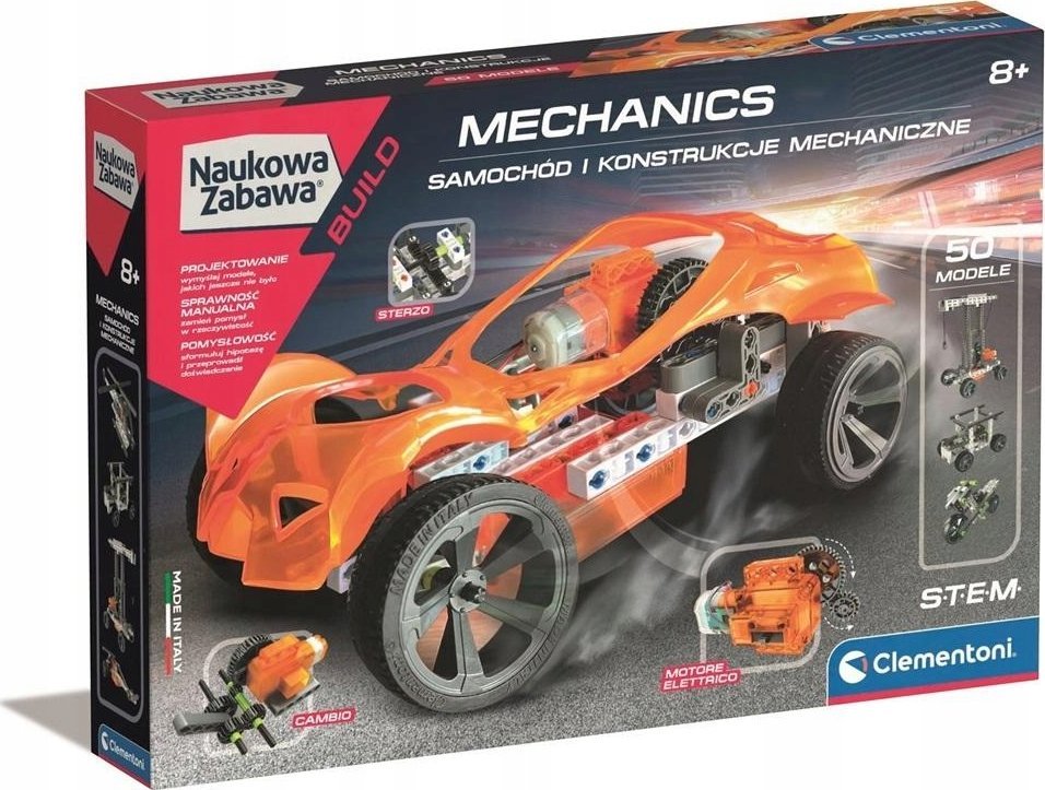 Clementoni Clementoni Naukowa zabawa. Laboratorium mechaniki. Samochód 50872
