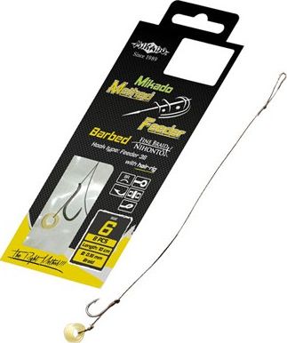 Mikado Haczyk do metody 10 cm + plecionka 0.16 mm