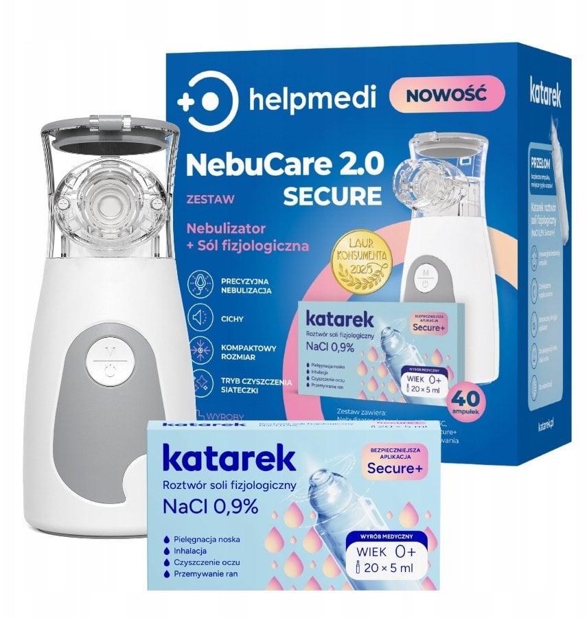 KATAREK nebulizator+sól NEBUCARE