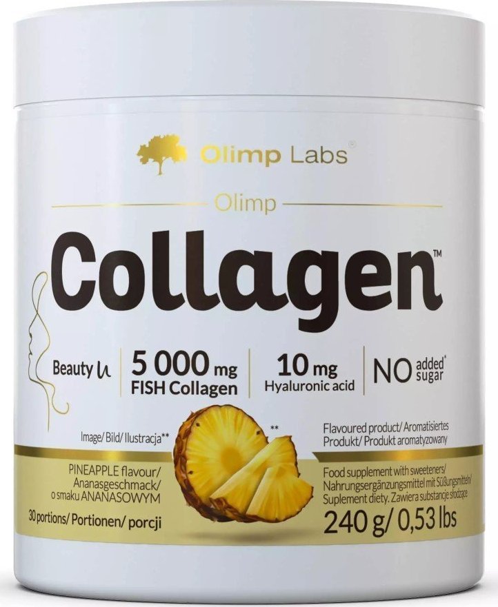 Olimp Olimp Collagen (kolagen rybi) ananasowy - 240 g