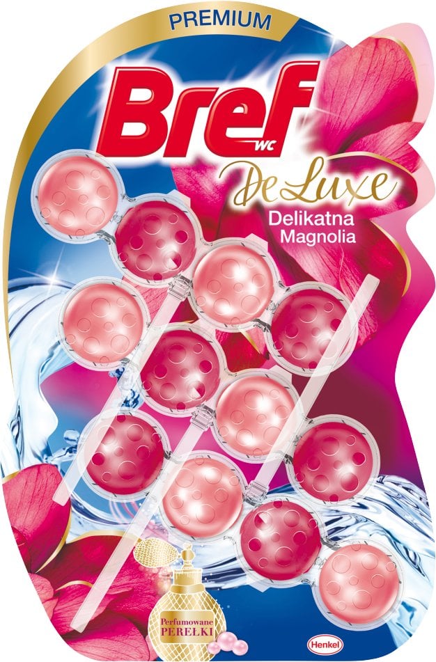 TOILET CLEANER BREF DELUXMAGNOL 3X50