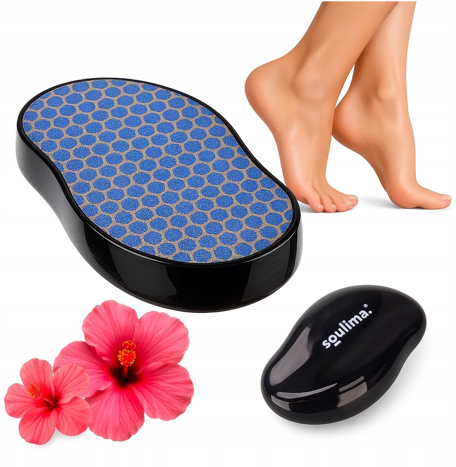 Pumeks kryształowy- tarka do stóp 3D Soulima 25745