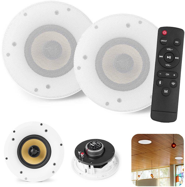 Zestaw głośników sufitowych WIFI/BT 100W 5.25" PD WCS50 one size