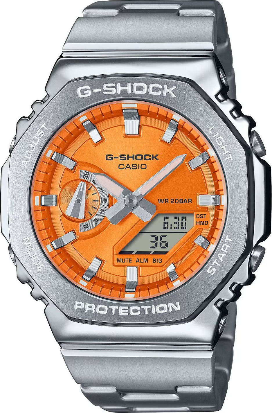 Zegarek G-SHOCK Zegarek Casio G-Shock GM-2110D-4AER G-Steel męski .