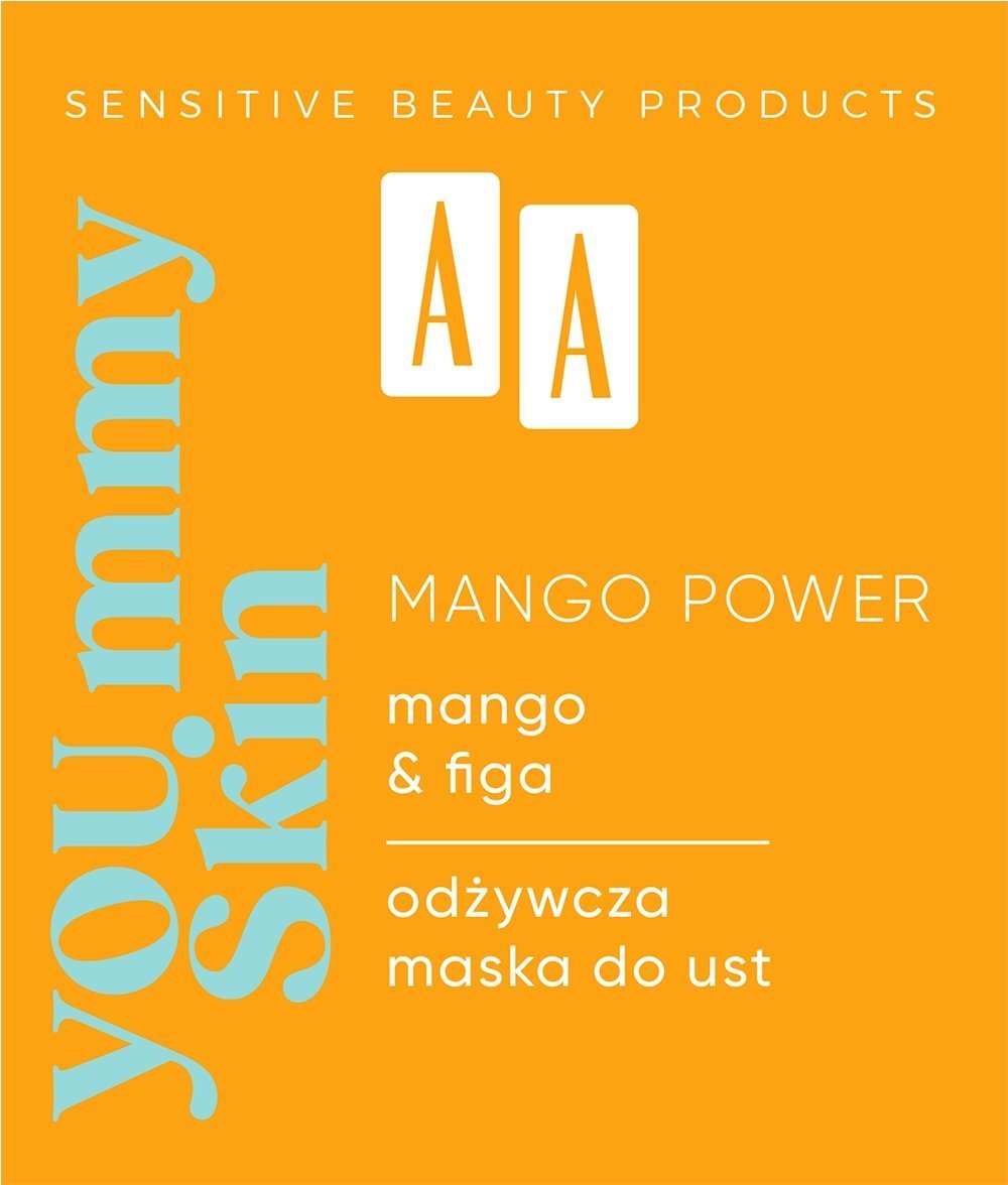 Alkotest AA_You.mmy Skin odżywcza maska do ust Mango Power 10g