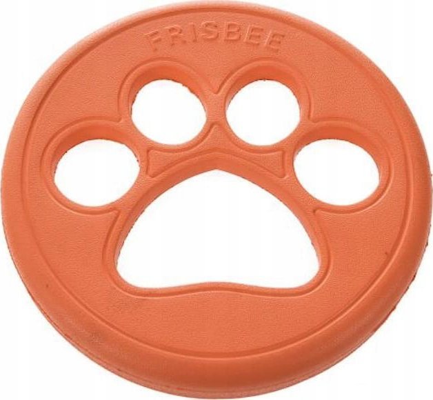Barry King Zabawka dla psa, dysk z łapką, pływający, EVA , pomarańczowy, 23,5x2,6cm