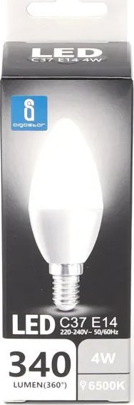 Aigostar Żarówka LED C37 E14 4W 6500K LED C37 E14 4W 6500K
