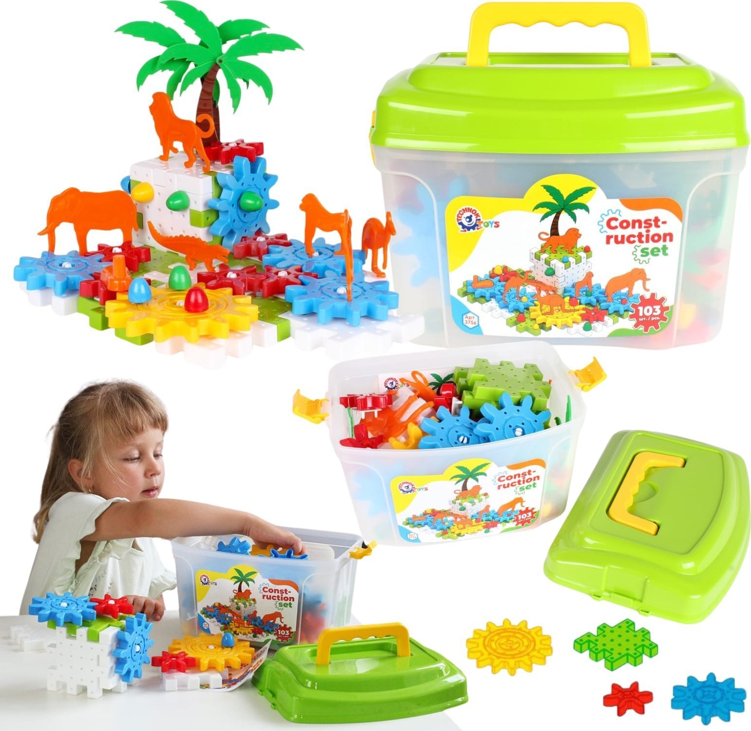 Technok Zestaw konstrukcyjny 103el 3756 TechnoK p8