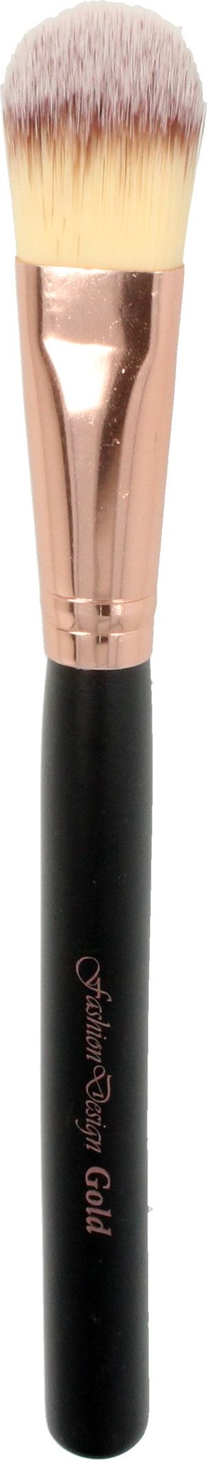Top Choice Top Choice Fashion Design Gold Pędzel do nakładania fluidów (36897) 1szt