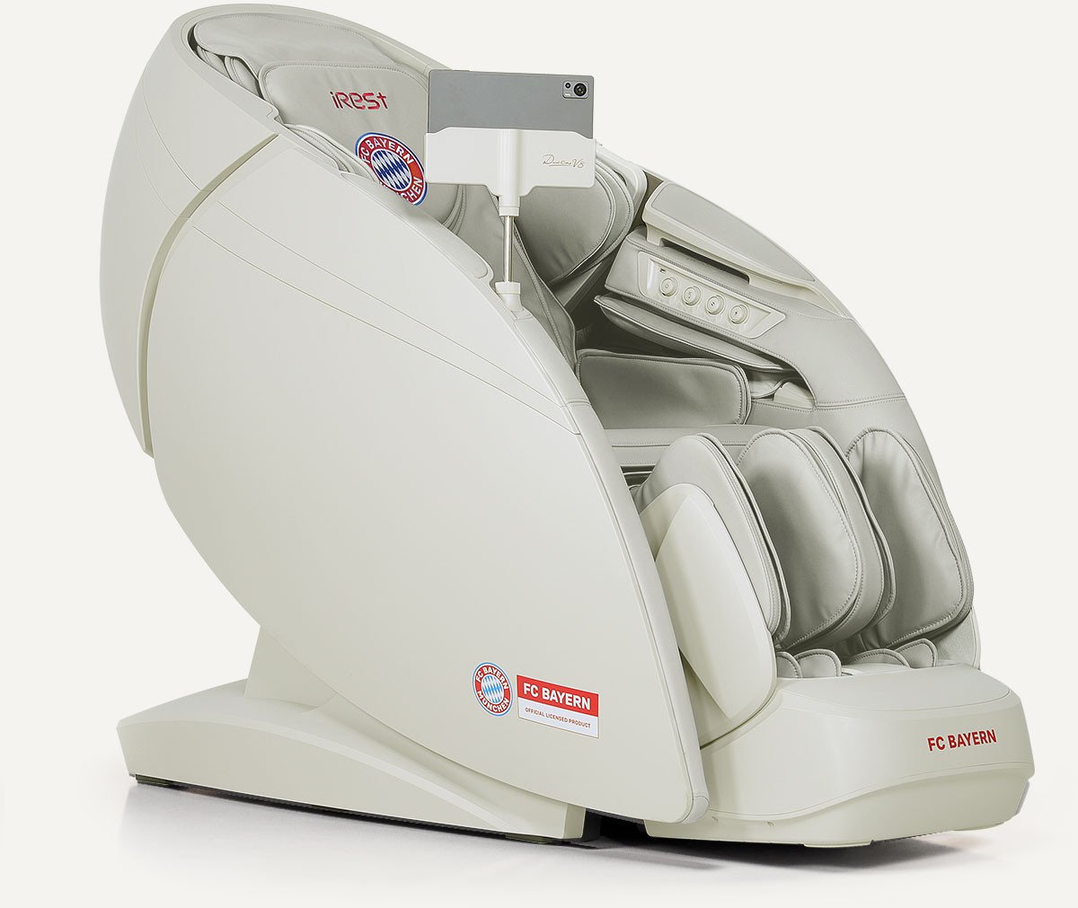 Fotel masujący iRest Dual Core V8 - beżowy