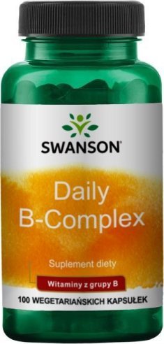Swanson SWANSON Daily B-Complex 100kaps. - Kompleks Witaminy B