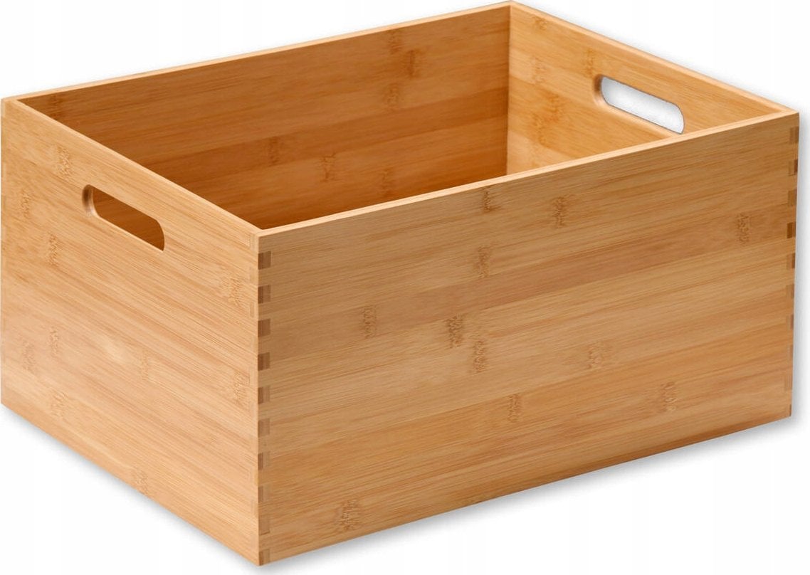 Kesper Drewniane pudełko z uchwytami, bambus