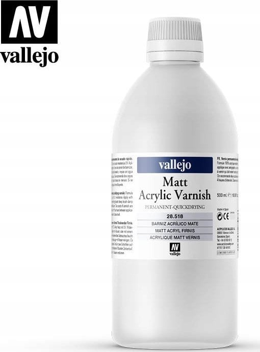 Vallejo Vallejo: Matt Acrylic Varnish 500ml