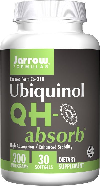 JARROW FORMULAS Jarrow Formulas - Ubiquinol QH-absorb, 200mg, 30 kapsułek miękkich