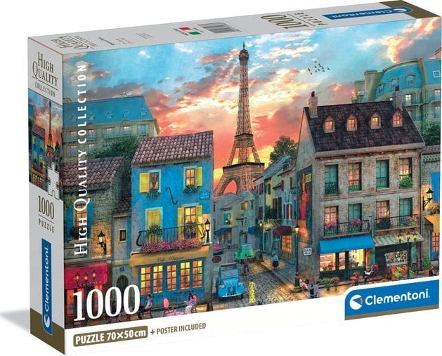 Clementoni Puzzle Compact Ulice Paryża 1000 elementów (39983)