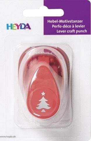 Dziurkacz ozdobny średni 17mm choinka z gwiazdką