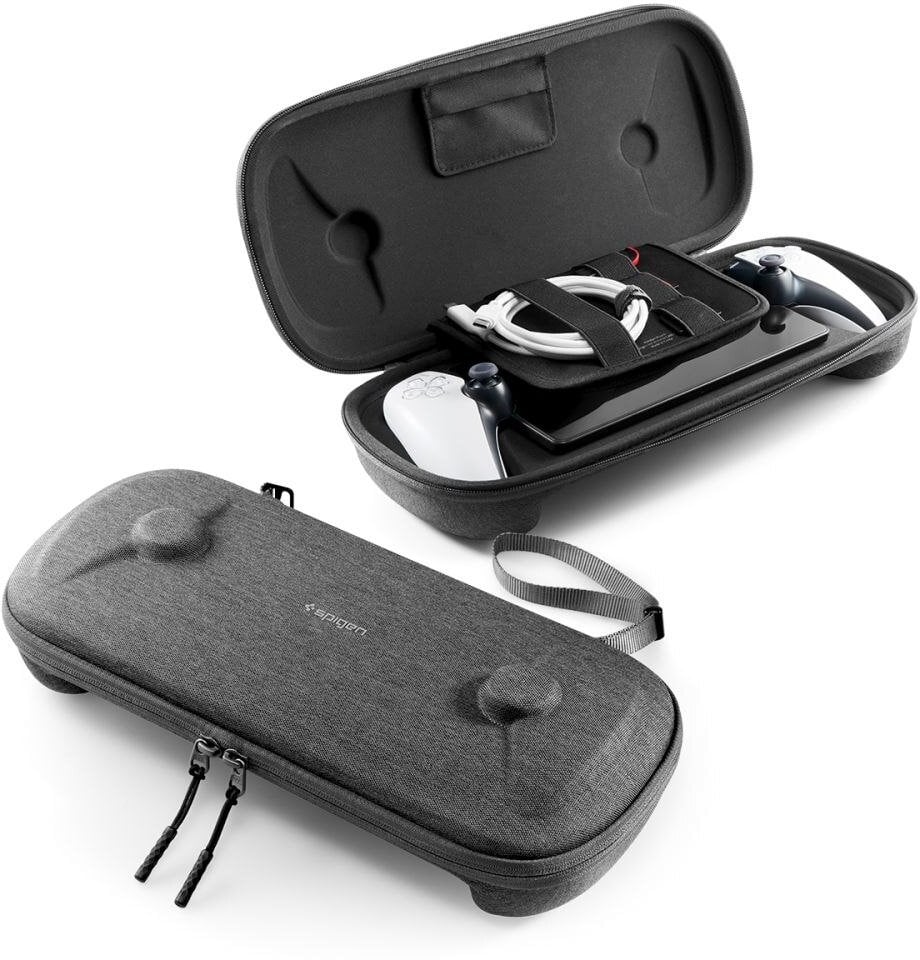 SPIGEN KLASDEN POUCH SONY PLAYSTATION PORTAL REMOTE CHARCOAL GREY