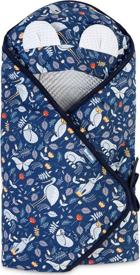 Sensillo OTULACZ DO FOTELIKA WAFEL KRAINA ZWIERZĄT SZARY