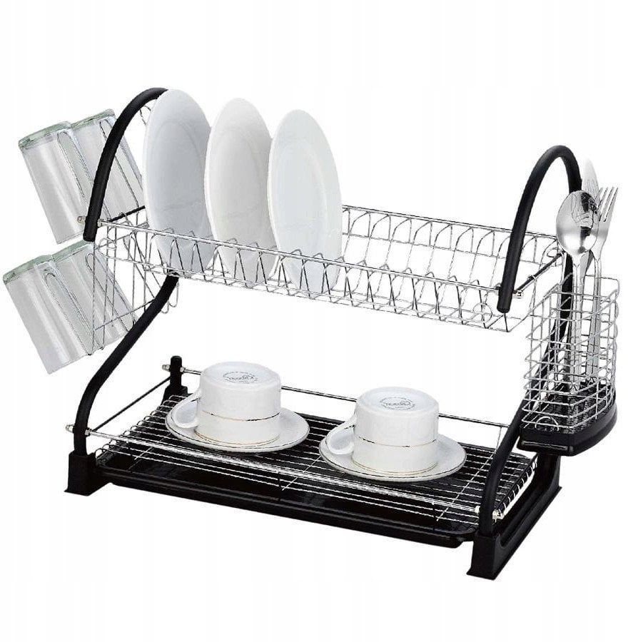 SUSZARKA DO NACZYŃ OD 2176 CZARNA 52 X 24 X 37 CM