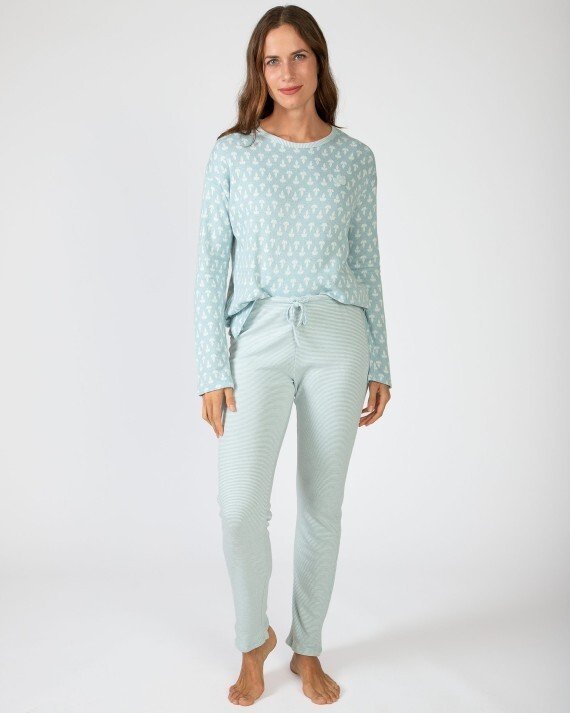 Piżama damska rozm. XL P751250 Green Water