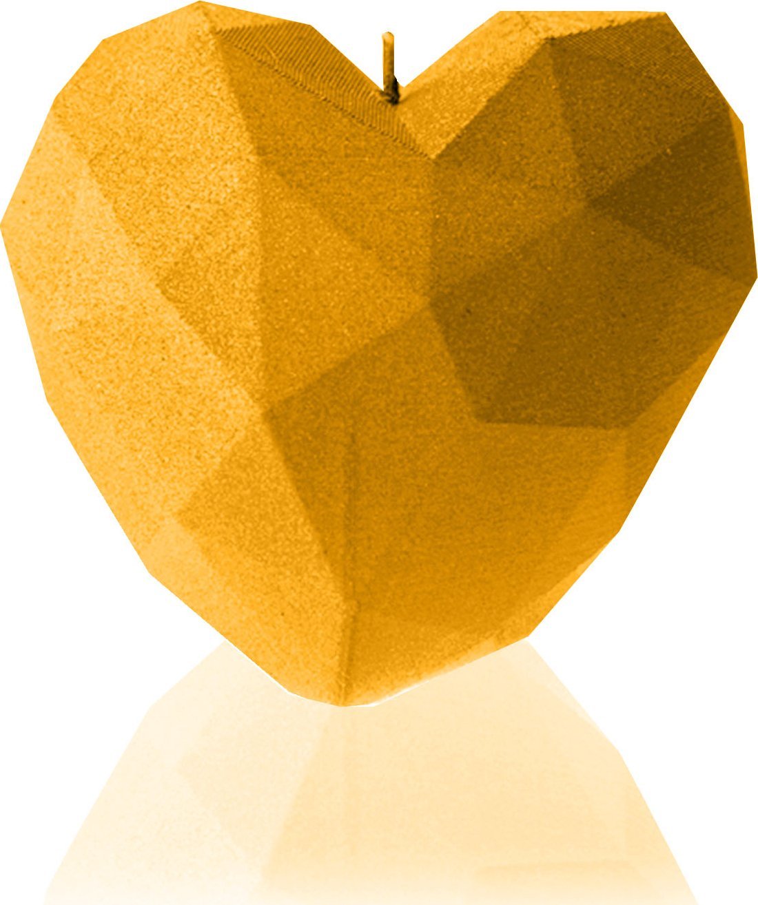 Candellana Świeca Heart Low-Poly Świeczka Serce Wegańska parafina 18h