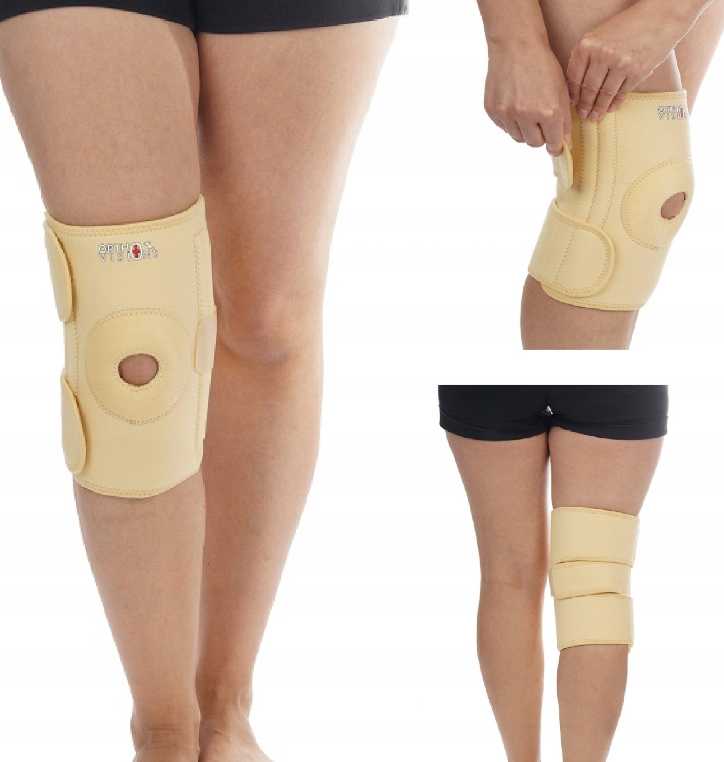 OrthoVisions ORTEZA KOLANA STABILIZATOR z ujęciem rzepki OPASKA